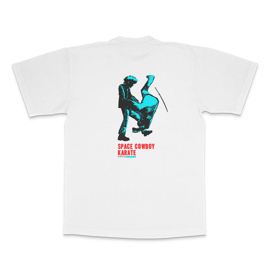 Space Cowboy Karate by Oddlydone (White)