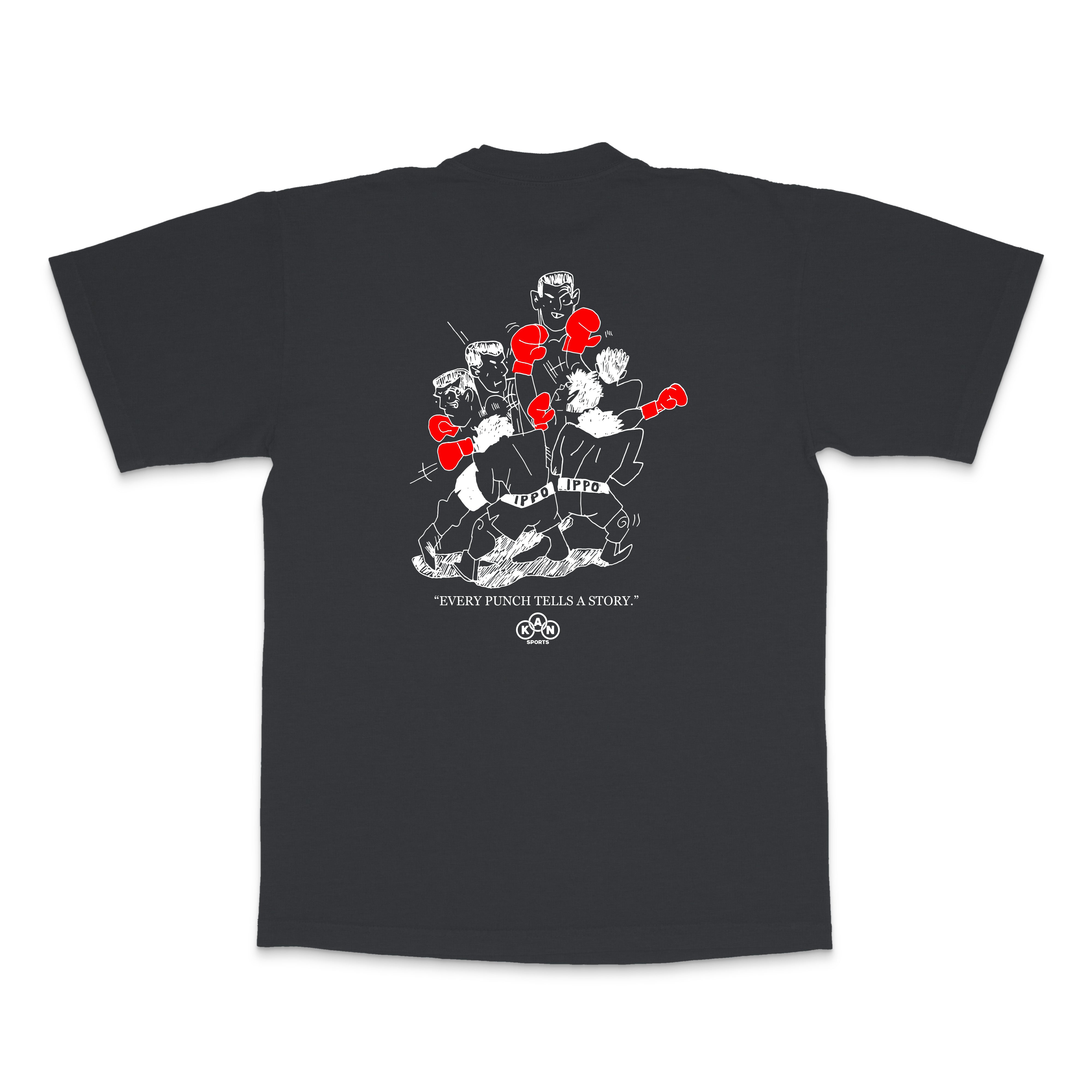 Ippo vs. Tyson Tee (Vintage Black)